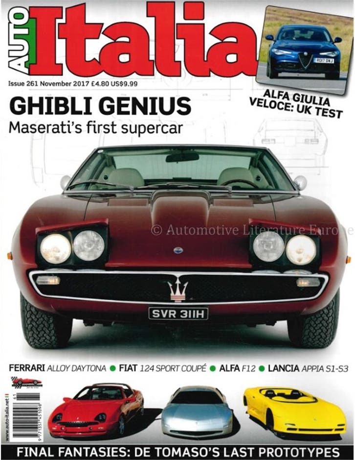 2017 AUTO ITALIA MAGAZINE 261 ENGELS, Boeken, Auto's | Folders en Tijdschriften