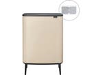 Brabantia Bo Touch Bin Hi Prullenbak - 2 x 30 liter -, Verzenden