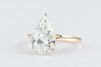 Bague - 14 carats Or jaune - 2.02ct. tw. Diamant (Cultivé en