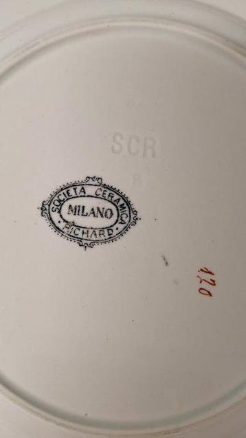 Richard - Abbondio Campi - Schotel (6) - Keramiek -