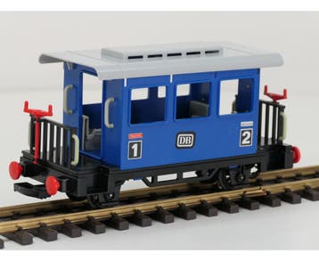 Playmobil 4100 Personenrijtuig DB blauw (Personen wagons), Ophalen of Verzenden, Gebruikt, Overige typen, Analoog