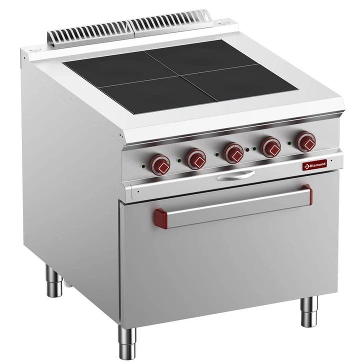 Fornuis + Oven | OPTIMA 900 | Elektrisch | 4 Kookpunten, Zakelijke goederen, Horeca | Keukenapparatuur, Nieuw in verpakking, Verzenden