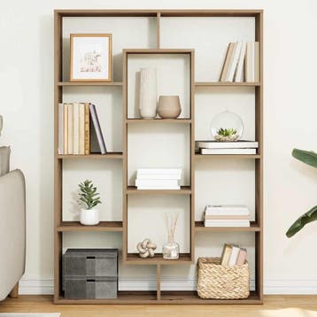 vidaXL Boekenkast 102x29x143 cm bewerkt hout artisanaal, Verzenden, Nieuw