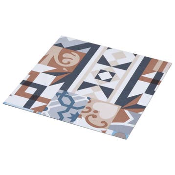 vidaXL Zelfklevende Vloerplanken Mono Patroon 30,5 x 30,5 cm, Verzenden