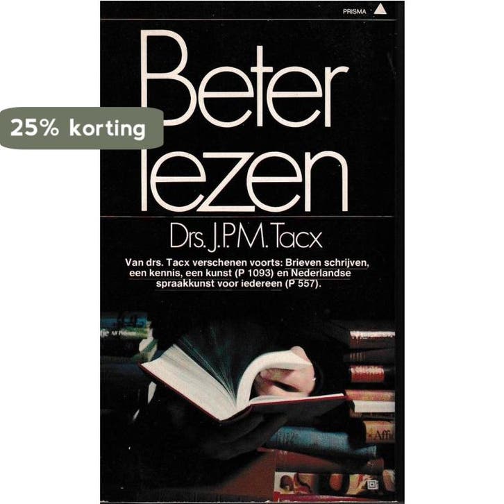 Beter lezen 9789027409287 Tacx, Boeken, Overige Boeken, Gelezen, Verzenden