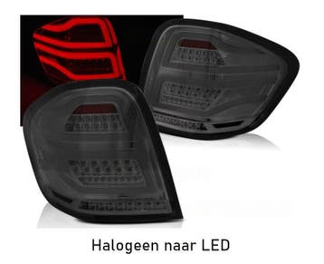 LED bar achterlichten Smoke geschikt voor Mercedes M-klasse, Verzenden, Nieuw, Mercedes-Benz