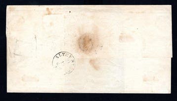 Pruisen 1867 - Vouwbrief met Ra.3 Frankfurt-21.12.67 naar, Gestempeld