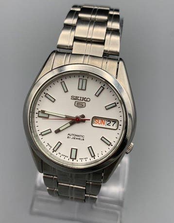 Seiko - Seiko 5 Automatic Day-Date - Zonder minimumprijs -