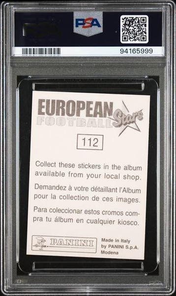 Panini 1197 Panini European Football Stars Ronaldo 112 - PSA