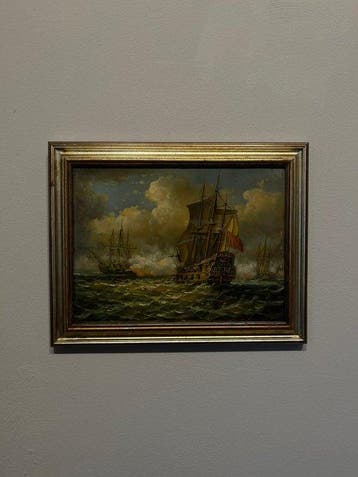 Franse school (XX) - Battaglia navale
