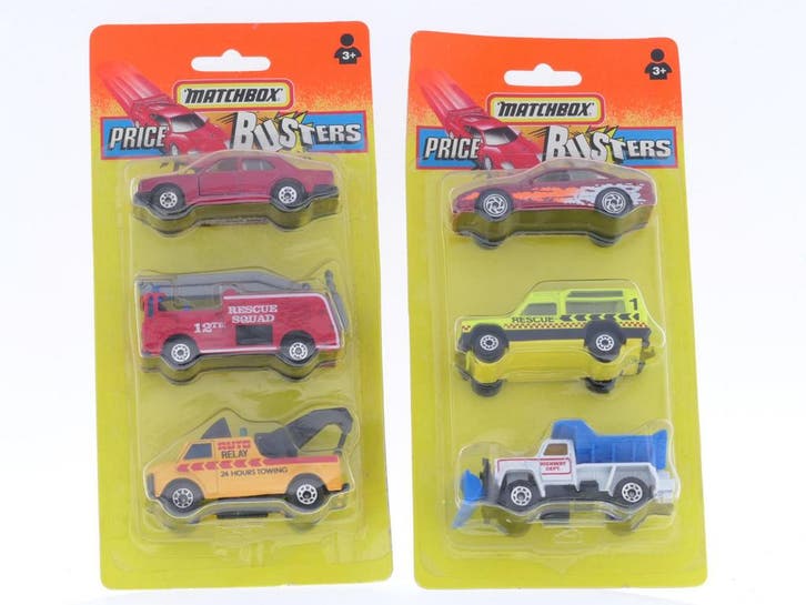 Schaal 1:60 Matchbox 11894.20 set van 6 autos #6974, Hobby & Loisirs créatifs, Voitures miniatures | Échelles Autre, Enlèvement ou Envoi