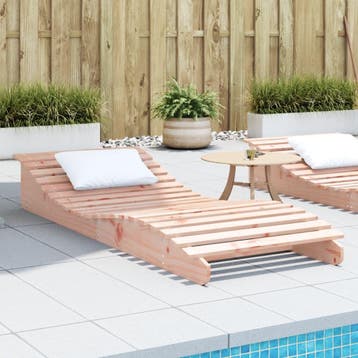 vidaXL Ligbed 205x80x31,5 cm massief douglashout, Verzenden, Nieuw