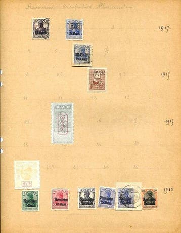 Roumanie 1872/1975 - Ensemble de timbres Roumanie, à partir