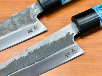 Keukenmes - Kiritsuke - Ambachtelijke Kiritsuke-messenset