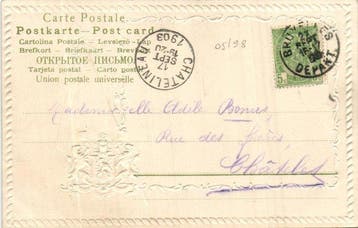 België - Brussel voor 1940 - Diverse straten waarbij fraaie, Gelopen