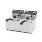 Friteuse - 2 x 8 L - 2 paniers - jusquà 2,8 kg de frites, 4 litres ou plus, Verzenden, Neuf, Friteuse duo