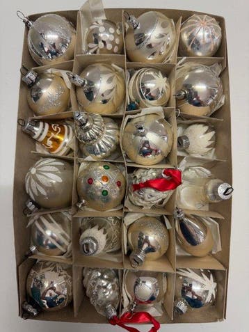 Kerstdecoratie (47) - Glas, Metaal