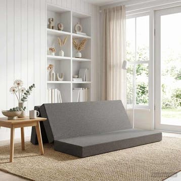 vidaXL Vouwbare Sofa Bed 180 x 67 x 45 cm Lichtgrijs, Verzenden, Nieuw