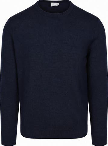 Profuomo Pullover Merinowol Navy maat Maat 48/50 (M) Heren, Verzenden