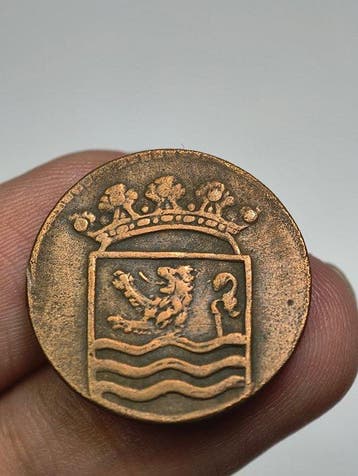 Nederlands-Indië, Zeeland. VOC Duit 1745 (Zonder