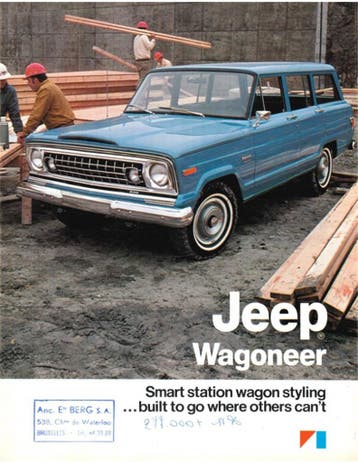 1974 JEEP WAGONEER BROCHURE ENGELS, Nieuw