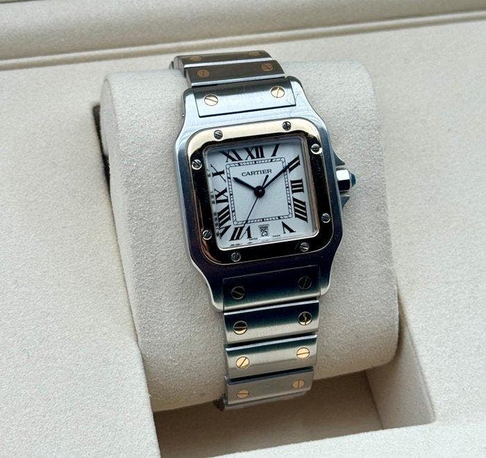 Cartier - Santos Galbée - 1566 - Heren - 2000-2010, Handtassen en Accessoires, Horloges | Heren