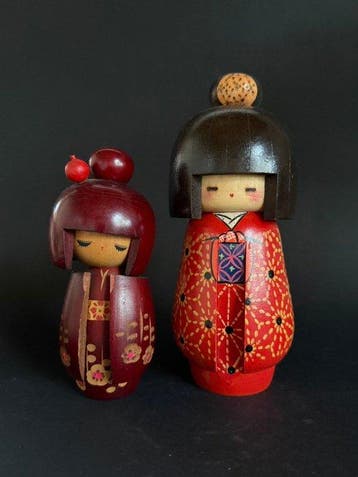 Ryuzan / Kazuo Takamizawa - Figuur - Pair of Japanese