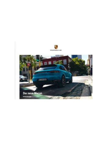 2019 PORSCHE MACAN HARDCOVER BROCHURE DUITS, Ophalen of Verzenden, Nieuw