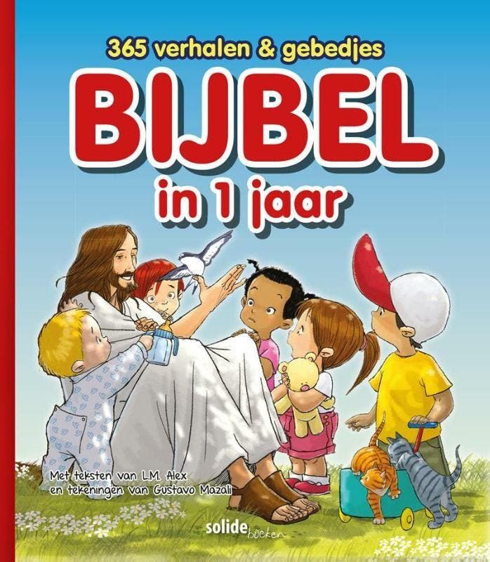 Bijbel in 1 jaar 9789492092045 L.M. Alex, Boeken, Kinderboeken | Jeugd | 10 tot 12 jaar, Zo goed als nieuw, Verzenden