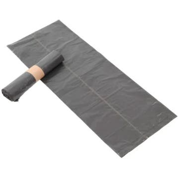 Afvalzakken | Kunststof | Grijs | 60L | 400 Stuks |, Verzenden, Nieuw in verpakking