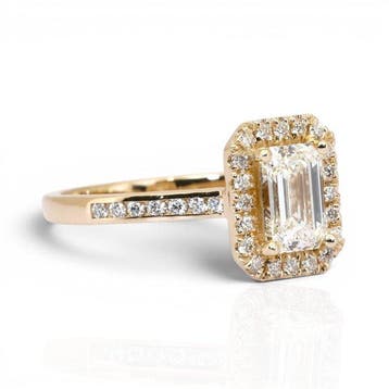 Bague - 18 carats Or jaune - 1.25ct. tw. Diamant (Naturelle), Bijoux, Sacs & Beauté