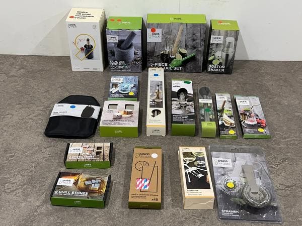 Veiling - Point-Virgule cocktail- en wijnset 17-delig, Huis en Inrichting, Keuken | Keukenbenodigdheden