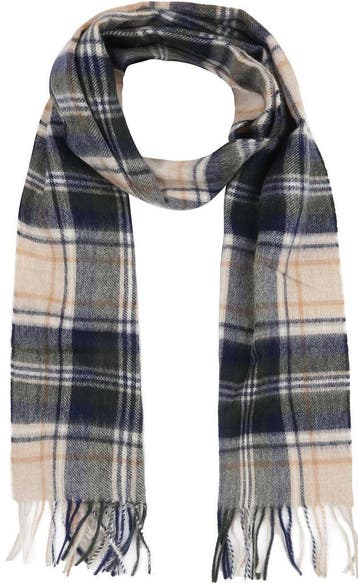Barbour Sjaal Wolmix Tartan Beige maat  Heren, Verzenden, Nieuw, Barbour