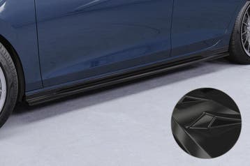 Zijskirts (Duitse typegoedkeuring) glanzend voor VW Golf 8 V, Verzenden, Nieuw