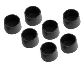 Flexibele stoelpootdop (rond, 45 mm, zwart), Verzenden