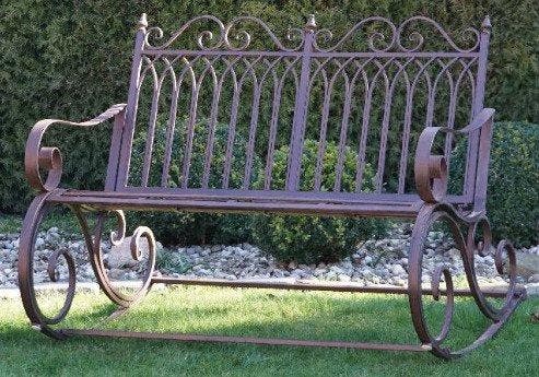 Tuinbank - IJzer - Schommelbank, Antiek en Kunst, Curiosa en Brocante