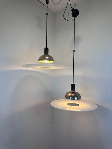 Flos - Achille Castiglioni - Plafondlamp (2) - Frisbi 850 -