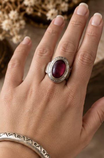 Sans prix de réserve - Parure Argent Grenat