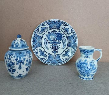 Ram, Plateelbakkerij, Zenith Gouda en Société Céramique -, Antiquités & Art, Antiquités | Verre & Cristal