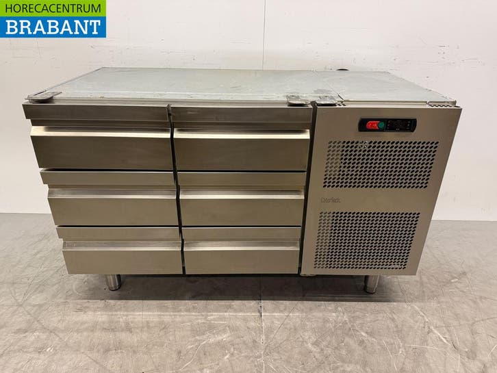 Établi réfrigéré Catertech en acier inoxydable 6 tiroirs, Articles professionnels, Horeca | Équipement de cuisine, Envoi