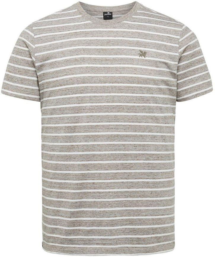 Vanguard T-Shirt Strepen Bruin maat Maat 52/54 (L) Heren, Vêtements | Hommes, T-shirts, Envoi