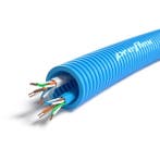 Preflex voorbedrade buis 20mm + datakabel 2x U/UTP CAT6 4P, Doe-het-zelf en Bouw, Elektriciteit en Kabels, Ophalen of Verzenden