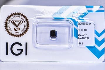 Zonder minimumprijs - 1 pcs Diamant (Natuurlijk gekleurd) -, Nieuw