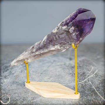 Zeldzame natuurlijke topkwaliteit paarse amethist Crystal-, Verzamelen