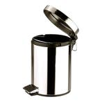 Pedaalemmer | RVS (Glanzend) | 3L |  Klapdeksel |, Verzenden
