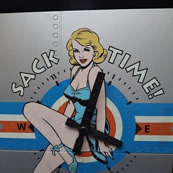 Horloge murale - Plastique - 1980-1990 - Horloge numérique