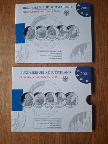 Duitsland. 10 Euro 2006 (5 coins) (Zonder minimumprijs)