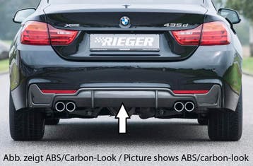 Rieger diffuser | geschikt voor BMW 4-Serie F32 / F33 / F36, Verzenden