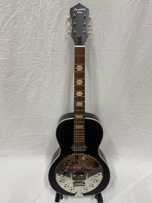 Recording King - RPH-R2-E-MBK (Dirty 30s Minnie Bucker) - -, Musique & Instruments, Instruments à corde | Guitares | Acoustiques