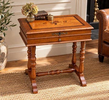 Table basse - Acajou - Table de travail antique, Antiquités & Art
